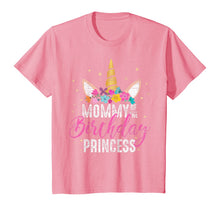 Load image into Gallery viewer, Mommy Of The Birthday Princess Mother Gift Unicorn Birthday T-Shirt