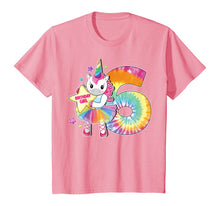 Load image into Gallery viewer, 6th Birthday Unicorn Shirt Gift for Girls Age 6 Tie Dye Tee T-Shirt