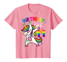 Load image into Gallery viewer, 11 Year Old Kid 11th Birthday Gift Dabbing Unicorn T-Shirt
