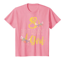 Load image into Gallery viewer, 8 Years Old Birthday Girl Gift Unicorn 8th Birthday T-Shirt