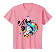 Load image into Gallery viewer, Kids 9 Year Old Birthday Shirt Girl Roller Skate Unicorn Outfit
