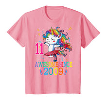 Load image into Gallery viewer, 11st Birthday Unicorn Awesome Since 2009 T-Shirt