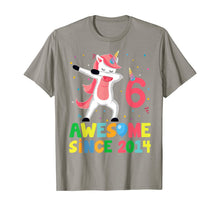 Load image into Gallery viewer, Cute Unicorn Dabbing Birthday Kids 6 Years Old 6th Bday T-Shirt
