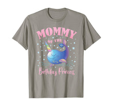 Load image into Gallery viewer, Mommy Of The Birthday Princess Girl Unicorn Narwhal B-day T-Shirt