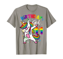 Load image into Gallery viewer, 11 Year Old Kid 11th Birthday Gift Dabbing Unicorn T-Shirt
