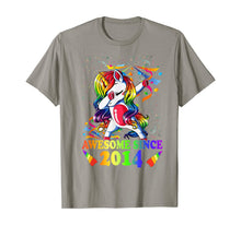 Load image into Gallery viewer, Awesome Since 2014 6th Birthday Unicorn Dabbing Girl Party T-Shirt