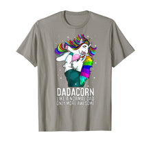 Load image into Gallery viewer, Dadacorn Dad Only More Awesome Mens Unicorn Birthday Gift T-Shirt