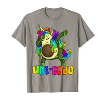 Load image into Gallery viewer, Uni Cado Dabbing Unicorn Avocado Rainbow Girl Birthday Gift T-Shirt