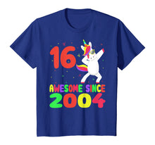 Load image into Gallery viewer, 16th Birthday Gifts 16 Yrs Old Unicorn Dabbing Tee Kid Party T-Shirt