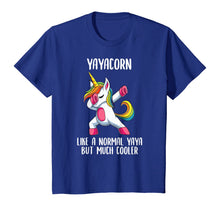 Load image into Gallery viewer, Unicorn Yaya Girl Birthday Party Apparel Greek YayaCorn Cute T-Shirt