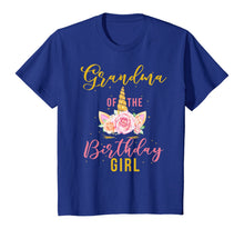 Load image into Gallery viewer, Grandma Birthday Girl Grandmother Gifts Unicorn Birthday T-Shirt