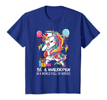 Load image into Gallery viewer, Funny Unicorn Dabbing Nurse Shirt Nursicorn Nursing Birthday