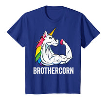 Load image into Gallery viewer, Cute Unicorn Brother Girl Birthday Party Apparel BrotherCorn T-Shirt