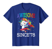 Load image into Gallery viewer, Unicorn 42nd Birthday Gift Rainbow 1978 42 Years Old T-Shirt