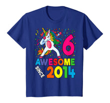 Load image into Gallery viewer, 6th Birthday Dabbing Unicorn Party Gift For 6 Years Old Girl T-Shirt