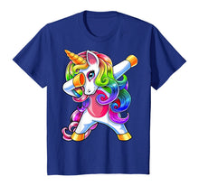 Load image into Gallery viewer, Dabbing Unicorn Birthday Shirt Girls Cute Unicorn Gift Girls