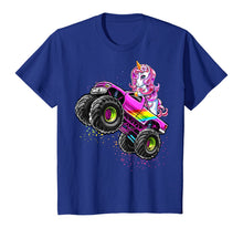 Load image into Gallery viewer, Monster Truck Unicorn Birthday Party Monster Truck Girl Gift T-Shirt