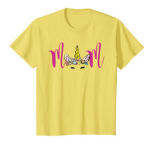 Load image into Gallery viewer, Mom Unicorn Floral Birthday Party Shirt