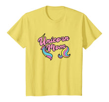 Load image into Gallery viewer, Unicorn Mom, Cute Unicorn Rainbow Pink Birthday Graphic T-Shirt