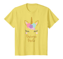 Load image into Gallery viewer, Unicorn Uncle Shirt, Uncle of the Birthday Girl Gift