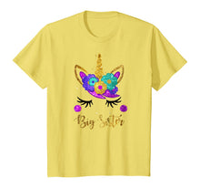Load image into Gallery viewer, Big Sister Unicorn Birthday Girl T-Shirt Unicorn Gift Womens
