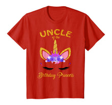 Load image into Gallery viewer, Uncle Of The Birthday Princess Unicorn Matching Family Shirt