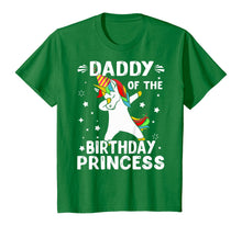 Load image into Gallery viewer, Dabbing Unicorn Daddy Of The Birthday Princess Funny T-Shirt
