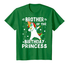 Load image into Gallery viewer, Dabbing Unicorn Brother Of The Birthday Princess Funny T-Shirt