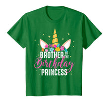 Load image into Gallery viewer, Brother Of The Birthday Princess Gift Unicorn Birthday T-Shirt