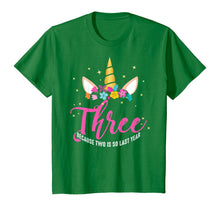 Load image into Gallery viewer, 3 Years Old Birthday Girl Gifts Unicorn 3rd Birthday T-Shirt