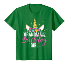 Load image into Gallery viewer, Grandma Of The Birthday Girl Grandma Gift Unicorn Birthday T-Shirt
