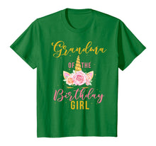 Load image into Gallery viewer, Grandma Birthday Girl Grandmother Gifts Unicorn Birthday T-Shirt