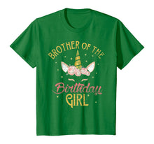 Load image into Gallery viewer, Brother Of The Birthday Girl Brother Gifts Unicorn Birthday T-Shirt