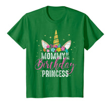 Load image into Gallery viewer, Mommy Of The Birthday Princess Mother Gift Unicorn Birthday T-Shirt