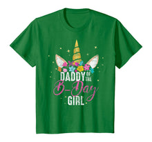 Load image into Gallery viewer, Daddy Of The B Day Girl Father Gifts Unicorn Birthday T-Shirt