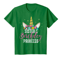 Load image into Gallery viewer, Sister Of The Birthday Princess Gifts Unicorn Birthday T-Shirt