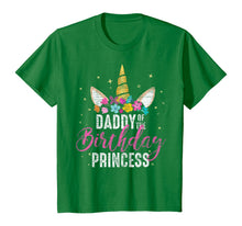 Load image into Gallery viewer, Daddy Of The Birthday Princess Father Gift Unicorn Birthday T-Shirt