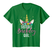 Load image into Gallery viewer, Sister Of The Birthday Girl Sibling Gift Unicorn Birthday T-Shirt