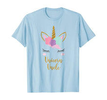 Load image into Gallery viewer, Unicorn Uncle Shirt, Uncle of the Birthday Girl Gift