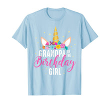 Load image into Gallery viewer, Grandpa Of The Birthday Girl Grandpa Gift Unicorn Birthday T-Shirt