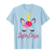 Load image into Gallery viewer, Sistercorn Shirt Unicorn Party Gift for Sister Girl Birthday