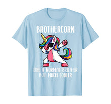 Load image into Gallery viewer, Unicorn Brother Girl Birthday Party Apparel BrotherCorn Cute T-Shirt