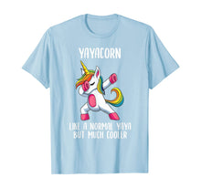 Load image into Gallery viewer, Unicorn Yaya Girl Birthday Party Apparel Greek YayaCorn Cute T-Shirt