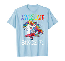 Load image into Gallery viewer, Unicorn 49th Birthday Gift Rainbow 1971 49 Years Old T-Shirt