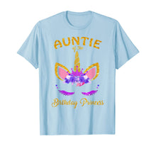 Load image into Gallery viewer, Auntie of the Birthday Princess Unicorn Girl T-Shirt