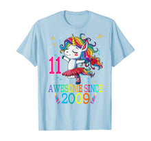 Load image into Gallery viewer, 11st Birthday Unicorn Awesome Since 2009 T-Shirt