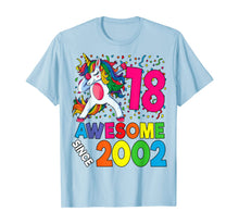Load image into Gallery viewer, 18th Birthday Dabbing Unicorn Party Gift 18 Years Old Girl T-Shirt