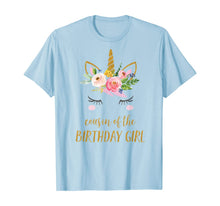 Load image into Gallery viewer, Unicorn Cousin Shirt, Cute Cousin of the Birthday Girl Top
