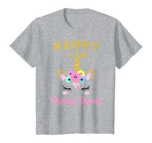 Load image into Gallery viewer, Nanny Of The Unicorn Birthday Princess Girl Matching Shirt