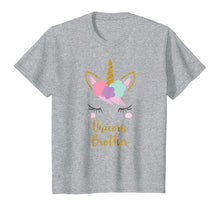 Load image into Gallery viewer, Unicorn Brother Shirt, Brother of the Birthday Girl Gift